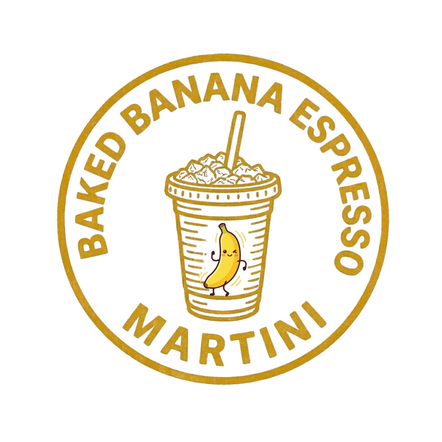 Baked Banana Espresso Martini